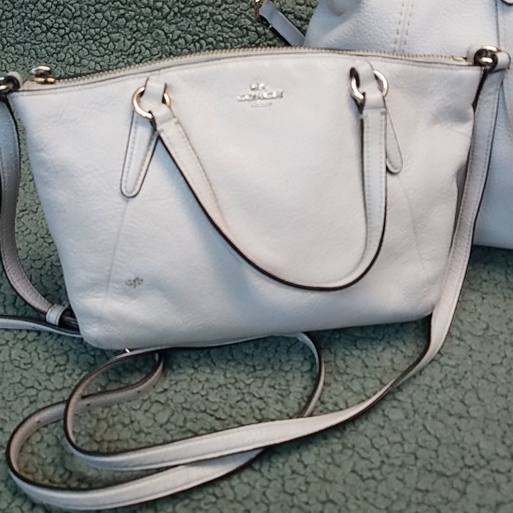 Coach White Leather Women's Bag Set - Picture 2 of 16